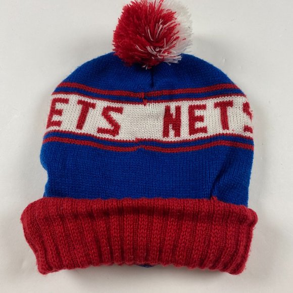 New Jersey Nets Reebok Hardwood Classics Beanie Hat Toque Cap Adult One Size NBA - Picture 2 of 6
